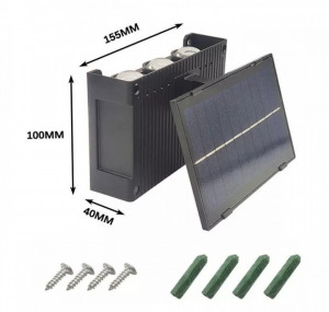 SET 4 LAMPI SOLARE BIDIRECTIONALE CU 6 LED - Img 7