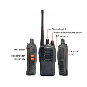 Set doua statii radio emisie receptie portabile Baofeng BF 888S - Img 5