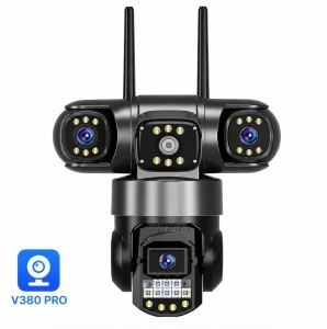 Camera 12MP Full HD, 3 zone supravegheate simultan, Detectarea miscarii, Comunicare bidirectionala, Vedere nocturna, Stocare prin card SD/Cloud - Img 1