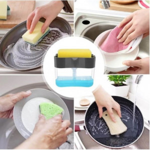 DISPENSER SAPUN + BURETE PENTRU BUCATARIE - Img 1