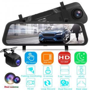 OGLINDA AUTO CU CAMERA FATA - SPATE 9.66 INC FULL DISPLAY - Img 1