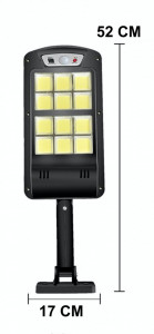 PACHET 2X LAMPA SOLARA TIP STRADAL 240 LED 45W - Img 7