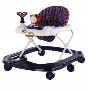 Premergator Pentru Copii, cod 503 cu Jucarii, Zornaitoare, NEGRU