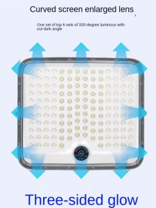 Proiector Solar LED Exterior cu Panou Separat – 400W / 600W, IP65, Senzor Miscare - Img 6