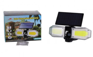 PROMO 2 X LAMPA SOLARA 150 LED COB - SENZOR MISCARE - CASETE REGLABILE - Img 3