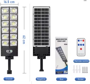 SET 2 X LAMPA SOLARA STRADALA 12 CASETE 800W - Img 5