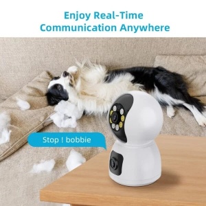 Baby Monitor camera supraveghere dubla 2 lentile 5 MP LAH-R11 ICSEE - Img 8