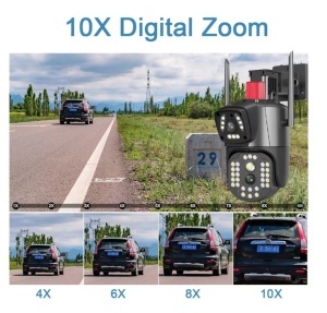 Camera de supraveghere WIFI SAU 4G ZOOM10X, FULLHD, PTZ, Night vizion, IP66 , 6MP - Img 3