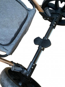 Carucior 3 In 1, Scoica, Landou si Sport, Reversibil Si Cu Suspensii T6, Gri - Img 2