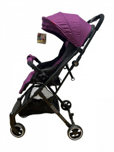 Carucior copii C3 sport ultra usor, modul troller, mov - Img 5