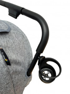 Carucior sport copii, pliere compacta pentru avion, cu sistem troller, C6 roz - Img 8