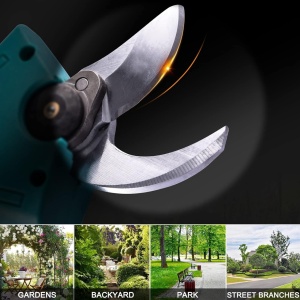 Cleste electric pentru vita de vie si crengi, 2 acumulatori 2Ah - Img 5