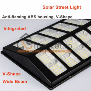 LAMPA SOLARA STRADALA DUBLA 1000W CU TELECOMANDA - Img 2