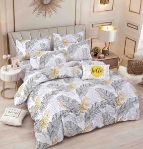 Lenjeria Pufoasa Set lenjerie de pat, 6 piese, 230x240cm, Tropical