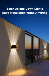 SET 4 LAMPI SOLARE BIDIRECTIONALE CU 4 LED - Img 4