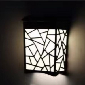 SET 4 LAMPI SOLARE DECORATIVE PENTRU PERETE CU LED COLOR - Img 5