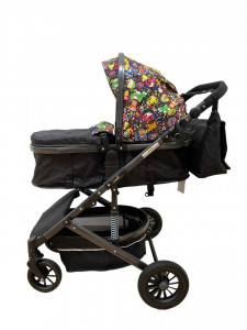 Carucior bebe 2 in 1, 0-36 luni, desene, T7 DESENE - Img 5