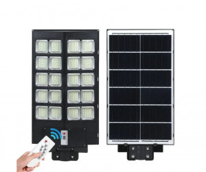 Lampa Solara Dubla 1000W Leduri Generatie Noua, Telecomanda, Suport Metalic, Lumina Puternica - Img 4