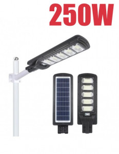 Lampa Stradala Solara Jortan Cu Senzor De Miscare 250W , IP66 , 6500k - Img 1