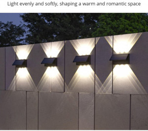 SET 4 LAMPI SOLARE BIDIRECTIONALE CU 4 LED - Img 5