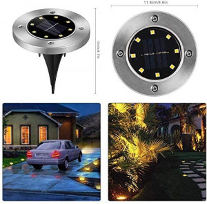 SET 4 LAMPI SOLARE PENTRU SOL 8 LED - Img 2