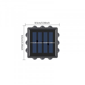 SET 8 LAMPI SOLARE DE PERETE SAU SOL CU LED IN 4 DIRECTII - Img 2