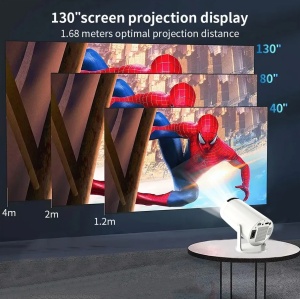 VIDEOPROIECTOR ANDROID - WiFi 6 Bluetooth 4K PlayStore - Img 3