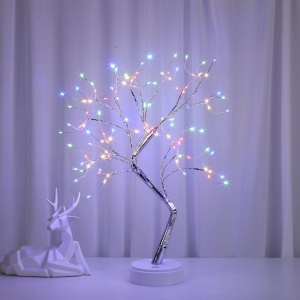 Bonsai artifical, incarcare USB/baterii AAA ,108 led-uri, COLORAT - Img 2