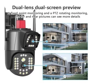 Camera de supraveghere WIFI SAU 4G ZOOM10X, FULLHD, PTZ, Night vizion, IP66 , 6MP - Img 5