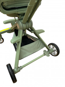 Carucior C2 Deluxe, reversibil, pliabil, cu lumini si muzica, Verde - Img 7