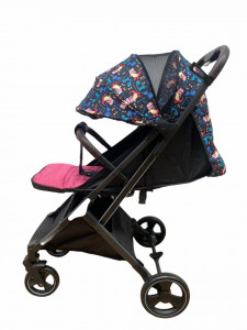 Carucior sport, Baby Sport, 608S , compatibil pe avion, roz - Img 3