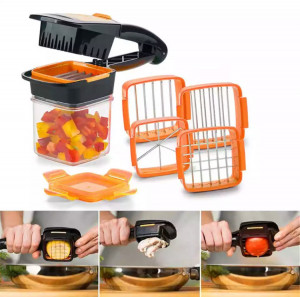 Feliator Nicer Dicer pentru fructe si legume - Img 4