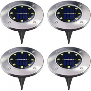SET 4 LAMPI SOLARE PENTRU SOL 8 LED - Img 1