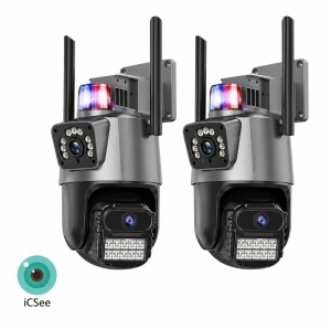 2 X CAMERA SUPRAVEGHERE DUBLA 8MP ULTRA HD ZOOM 5X WIFI