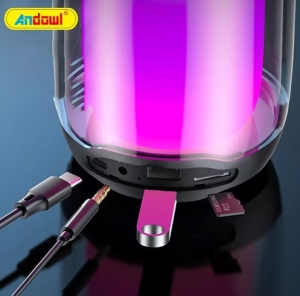 Boxa portabila YX6680, Bluetooth , 30W led RGB - Img 3