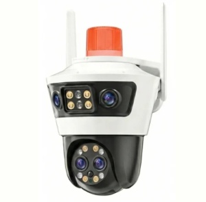 Camera de Supraveghere Jortan Wifi, 12 Megapixeli, Rezolutie 4K, Night Color, Smart Tracking, Alarma
