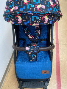 Carucior sport, Baby Sport, 608S , compatibil pe avion, albastru - Img 2