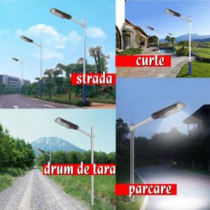 LAMPA SOLARA STRADALA 200W CU TELECOMANDA - Img 5