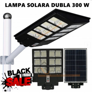 LAMPA SOLARA STRADALA DUBLA 300W