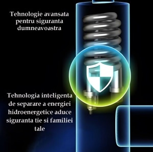 Robinet Instant apa calda, pentru bucatarie, baie sau exterior, Putere 3000 W cu afisaj Led al temperaturii, Corp Inox, cu rotatie de 360º, gri inchis - Img 8