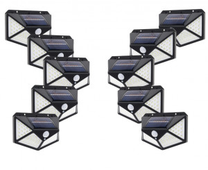 SET 10 LAMPI SOLARE 100 LED - 3 MOD ILUMINARE - Img 7