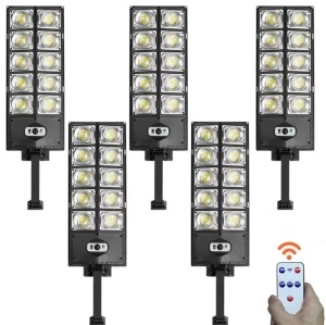 SET 4 X LAMPA SOLARA TIP STRADAL 500W 10 CASETE LED SMD