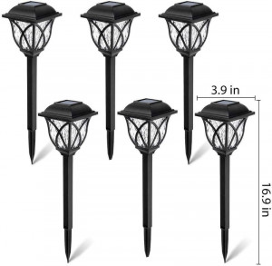 SET 6 LAMPI SOLARE DECORATIVE DE GRADINA - Img 1