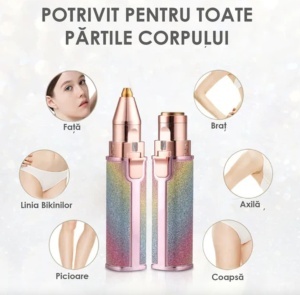 1+1 GRATIS - BeautyGo Epilator & Contur Sprâncene Premium 2-în-1 USB - Img 6