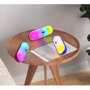 BOXA PORTABILA WIRELESS CU LUMINI Q-YX535-N - Img 2