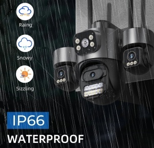 Cameră de Supraveghere WiFi 15MP cu 3 Lentile și Auto Tracking - Img 7