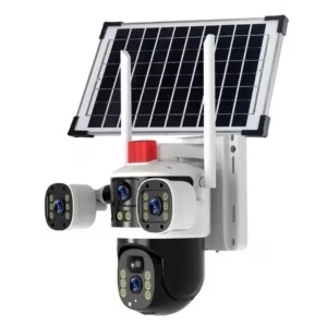 Camera Supraveghere Solara 16MP, UltraHD, Rotativa 360, 4G, Panou Solar