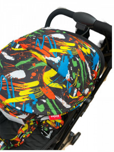 Carucior C3 sport ultra usor, modul troller, negru - multicolor - Img 5