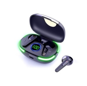 Casti Wireless Bluetooth Hands Free Control Touch Afisaj LED Carcasa Protectie si Incarcare - Img 1