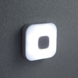 Lampa de veghe LED, cu acumulator, senzor tactil, USB, 400 mAh, Alb - Img 1